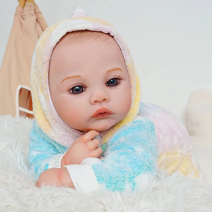 20-Inch Reborn Doll-wool sweater-flannel